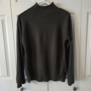 Joe Fresh Womens Cowl Neck Sweater Dark Hunter Green